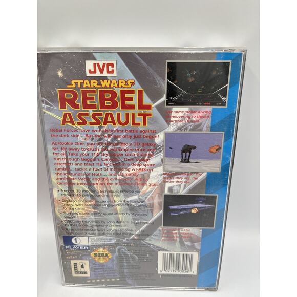 Star Wars: Rebel Assault (Sega CD, 1993) Complete with Manual - Picture 2 of 7